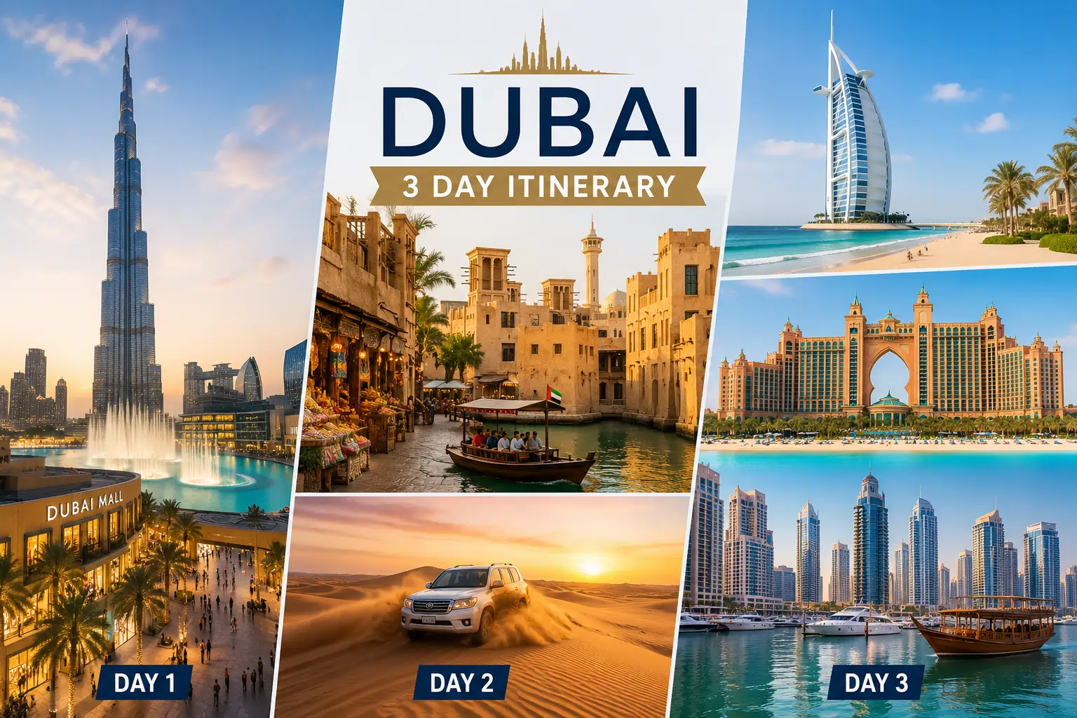Dubai Itinerary for 3 Days