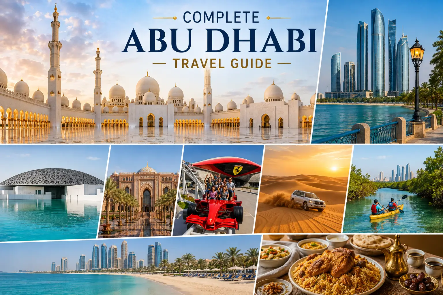 * Abu Dhabi Travel Guide, * things to do in Abu Dhabi, * best places to visit in Abu Dhabi, * places to visit in abu dhabi