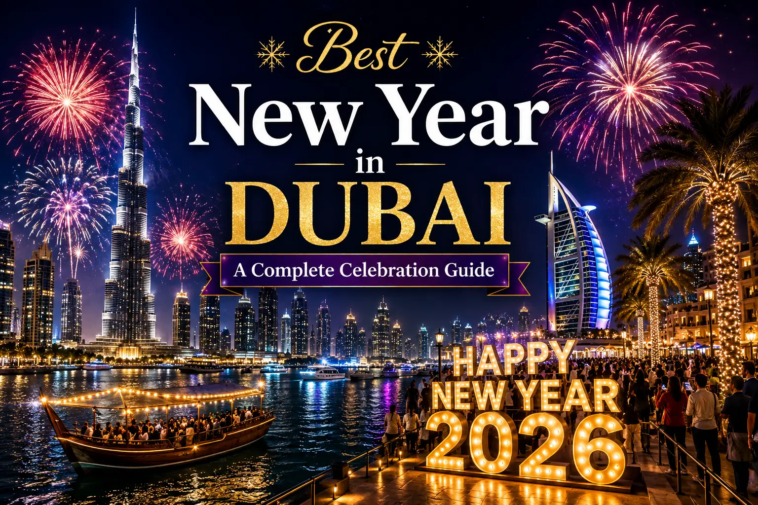New Year in Dubai, New Year events in Dubai, Dubai New Year holidays, New Year party Dubai