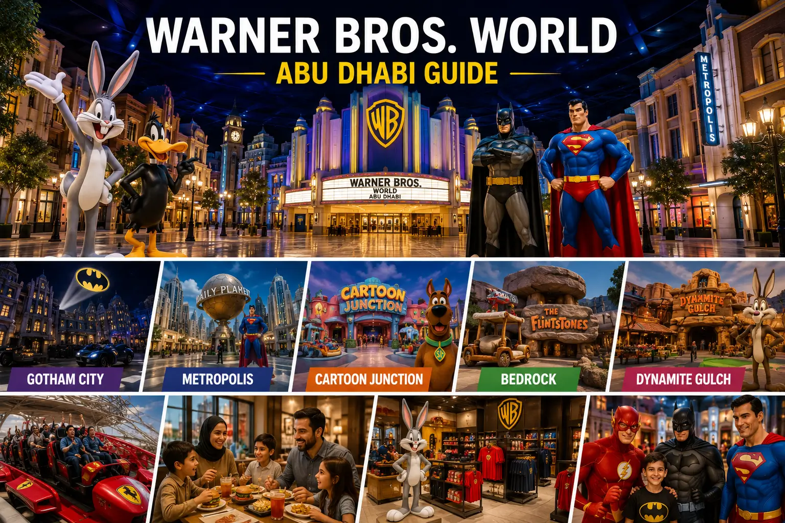 * warner bros world abu dhabi, * abu dhabi warner bros, * warner bros world abu dhabi photos, * warner bros abu dhabi timings