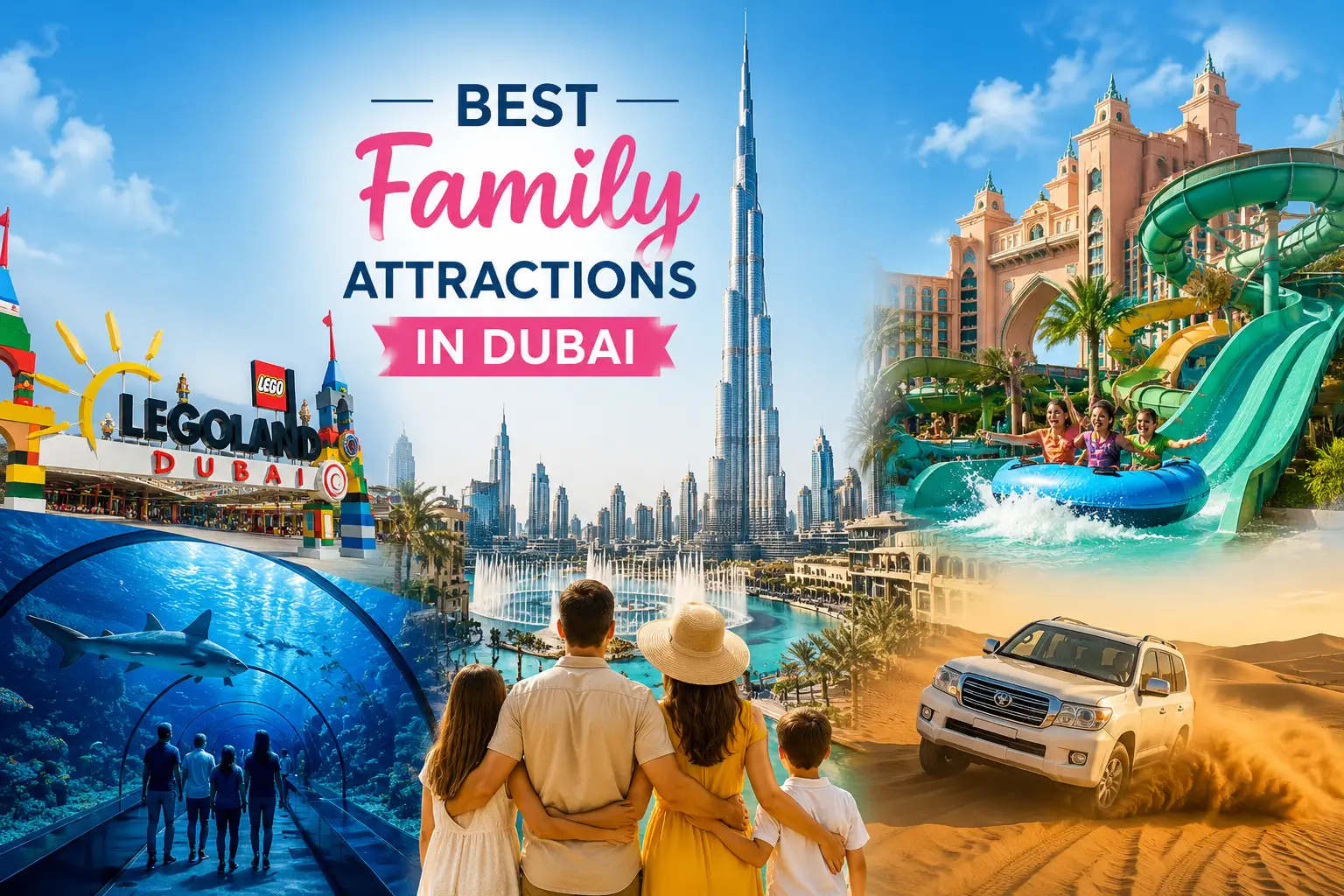 Best Family Attractions in Dubai, best places to visit in Dubai with family, Dubai attractions for families , best family places in Dubai